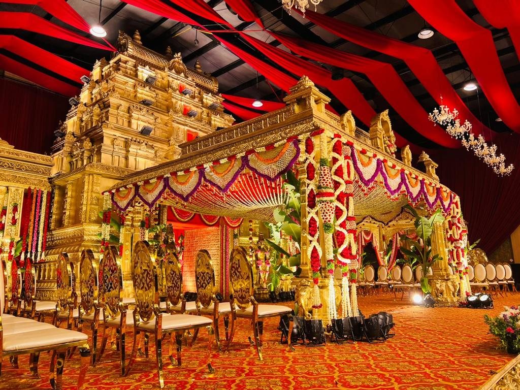 The Utsav House royal temple mandap